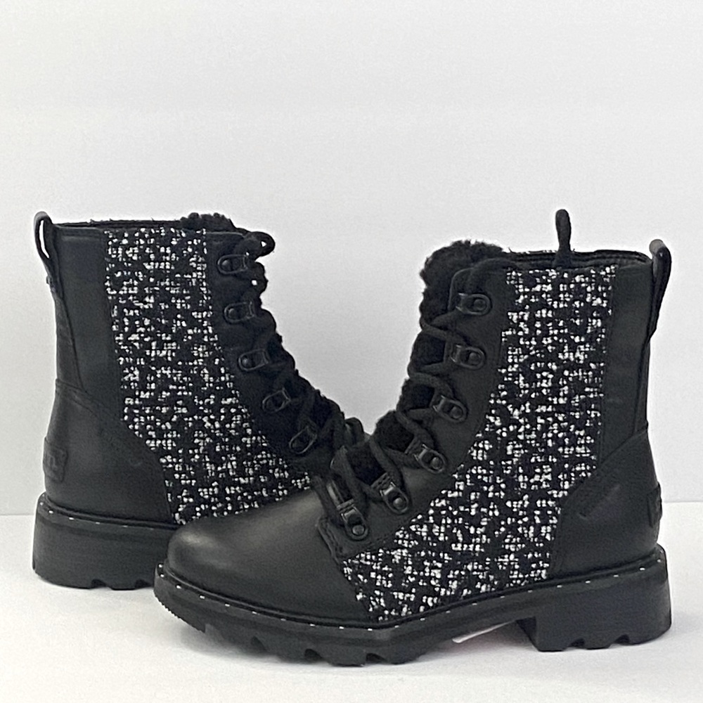 New Sorel Lennox Genuine Shearling Waterproof Lace-Up Boot - Picture 4 of 12